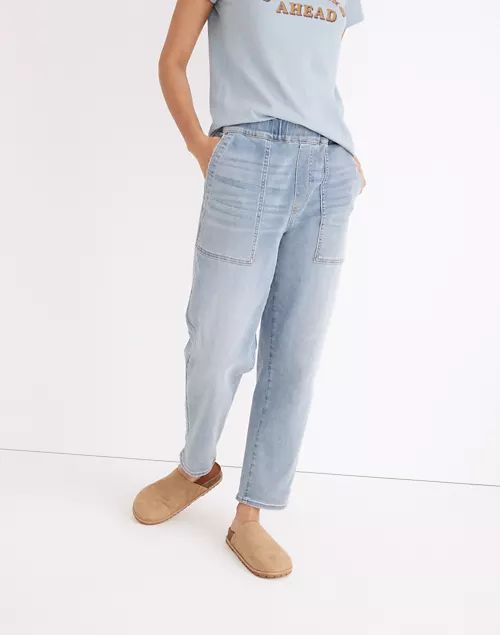 Pull-On Relaxed Jeans in Lisford Wash | Madewell