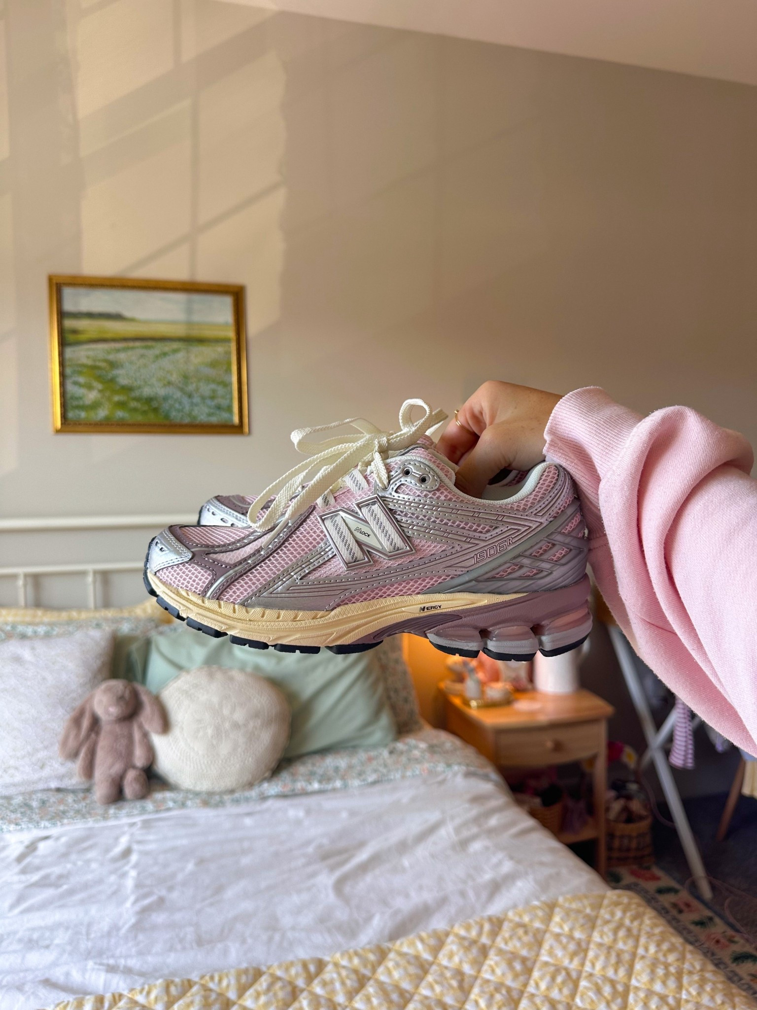 Pink new balance tennis shoes🌸💕🎀

#LTKFallSale #LTKFindsUnder100 #LTKShoeCrush