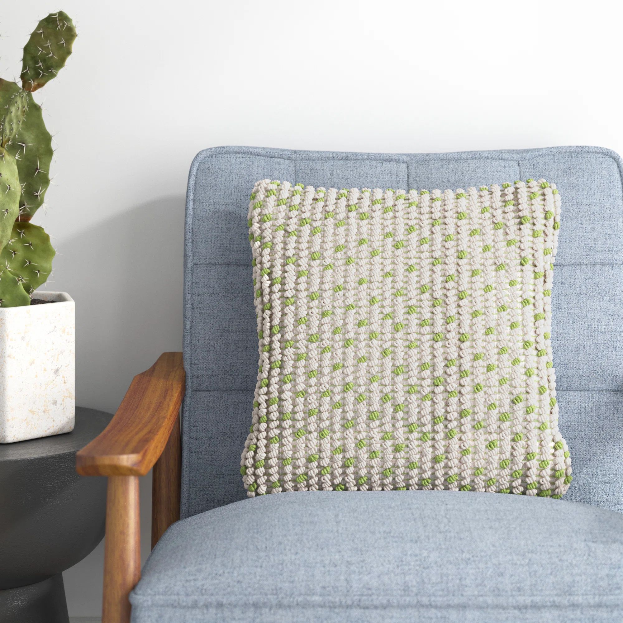 Walburn Embroidered Indoor/Outdoor Throw Pillow | Wayfair North America