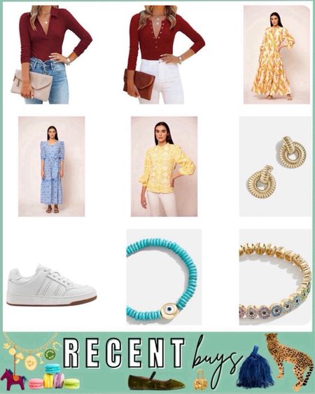 Recent buys - Amazon red bodysuits, baublebar jewelry, Marc fisher sneakers (use code styledjen20 for 20% off all Marc fisher), beyond by Vera dresses and top



#LTKFindsUnder100 #LTKStyleTip #LTKSeasonal
