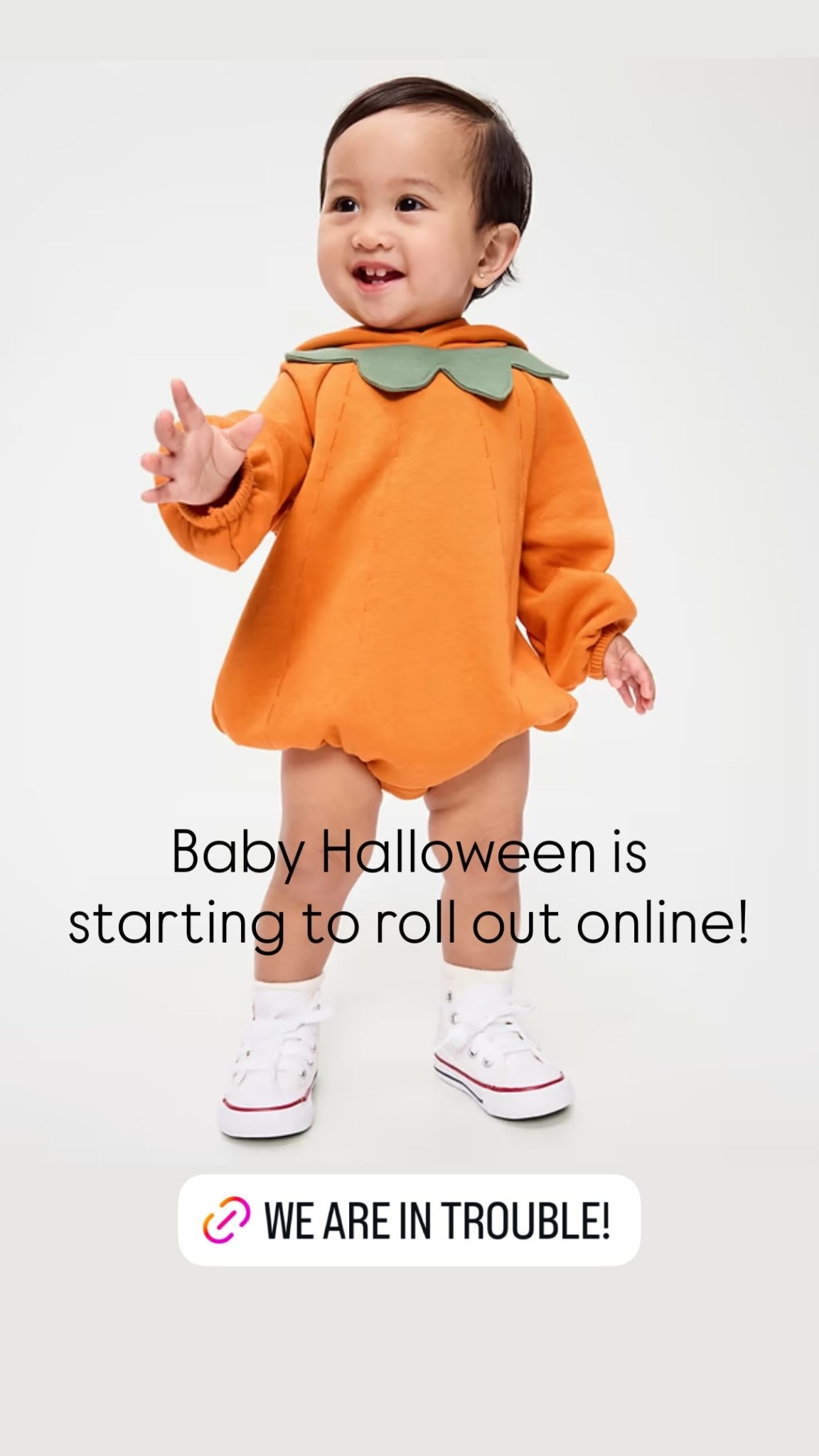 Baby Halloween is starting to roll out online!