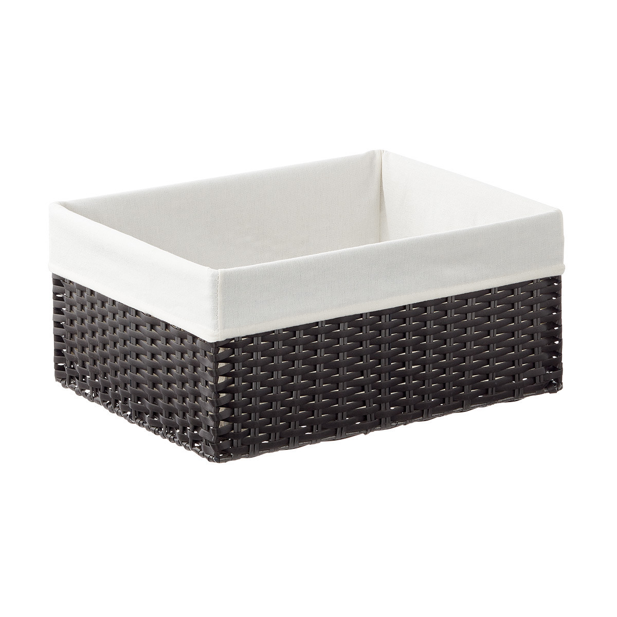 Large Montauk Rectangular Bin Smoke | The Container Store