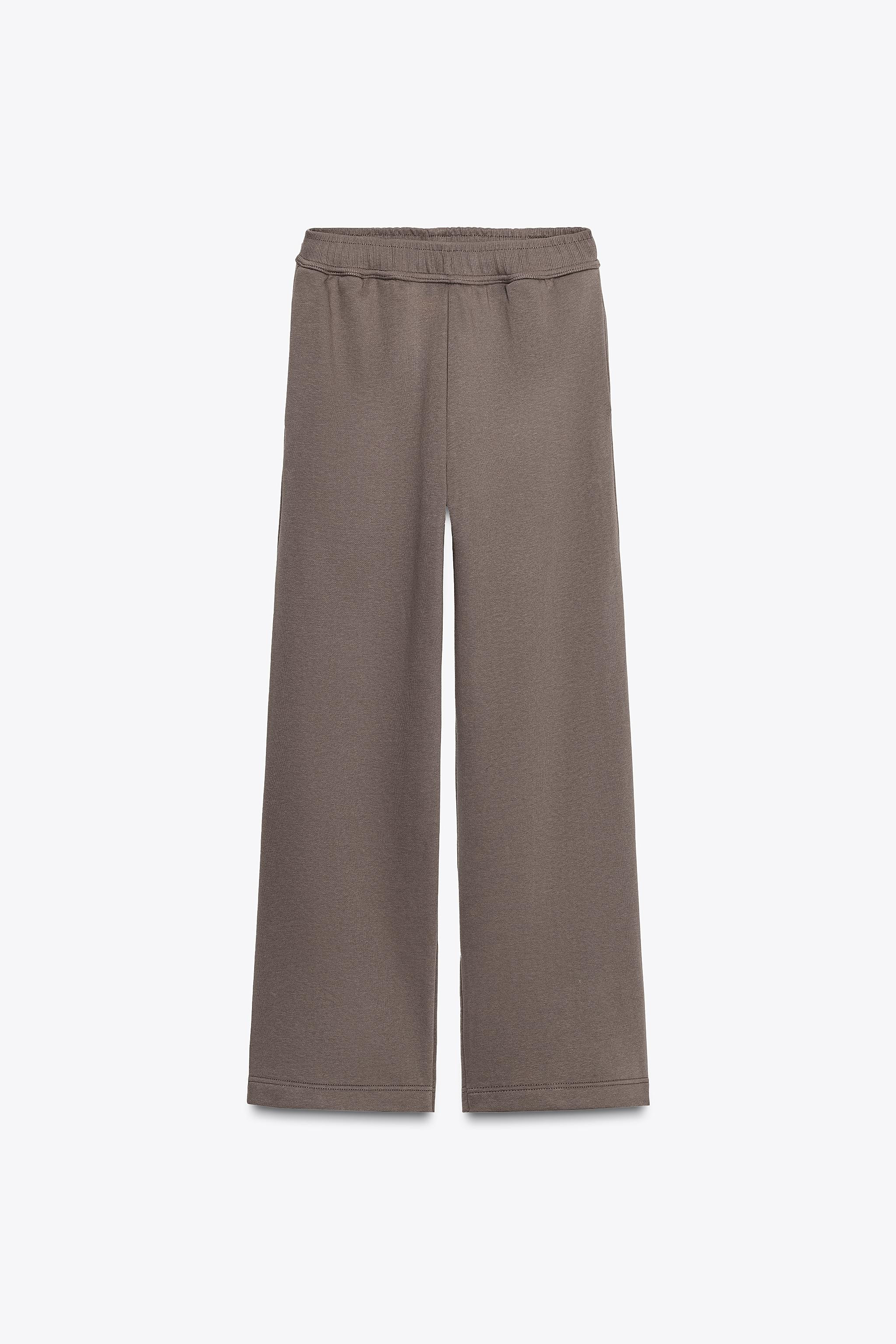BASIC PLUSH TROUSERS | Zara US