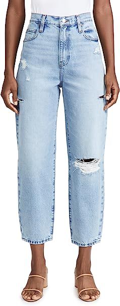 FRAME Women's Ultra High Barrel Leg Jeans | Amazon (US)