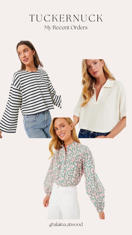 My recent purchases from Tuckernuck! These tops are perfect for spring & summer!
tuckernuck, spring shirts, summer outfit, striped shirt, white top, pink and green print, fashion, style

#LTKStyleTip #LTKBeauty