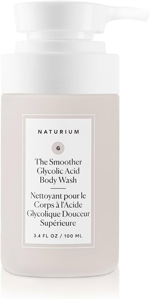 Naturium The Smoother Glycolic Acid Exfoliating Body Wash, Soft & Smoothing Cleanser - Mini | Amazon (UK)