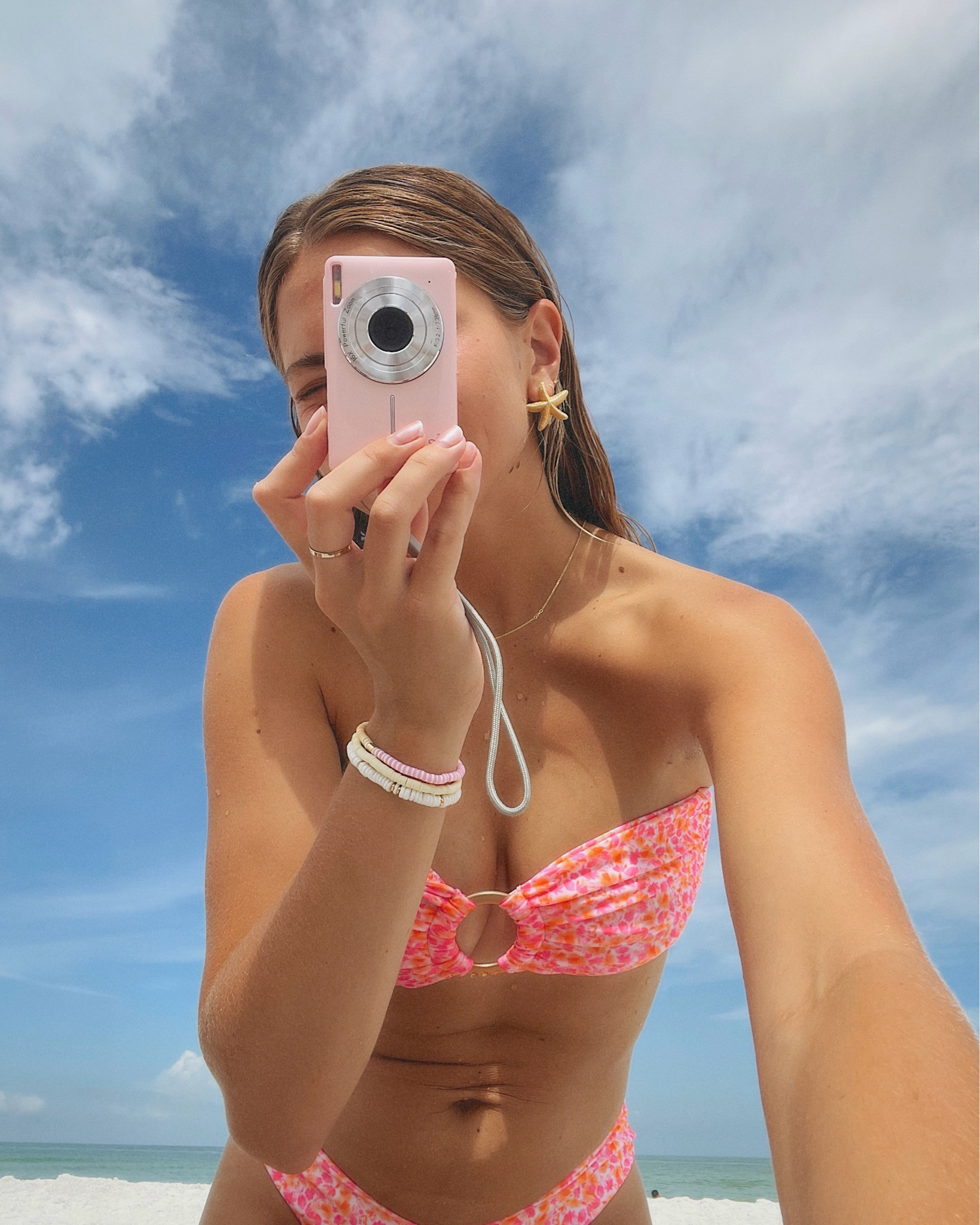 Summer ootd 👙 all my accessories linked! 

#LTKxNSale #LTKSummerSales #LTKSeasonal