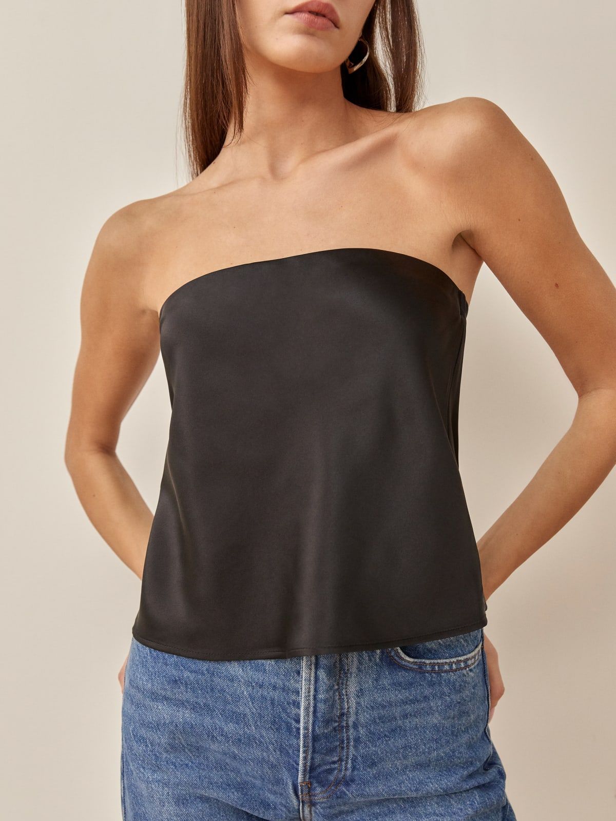 Spritz Silk Top | Reformation (US & AU)