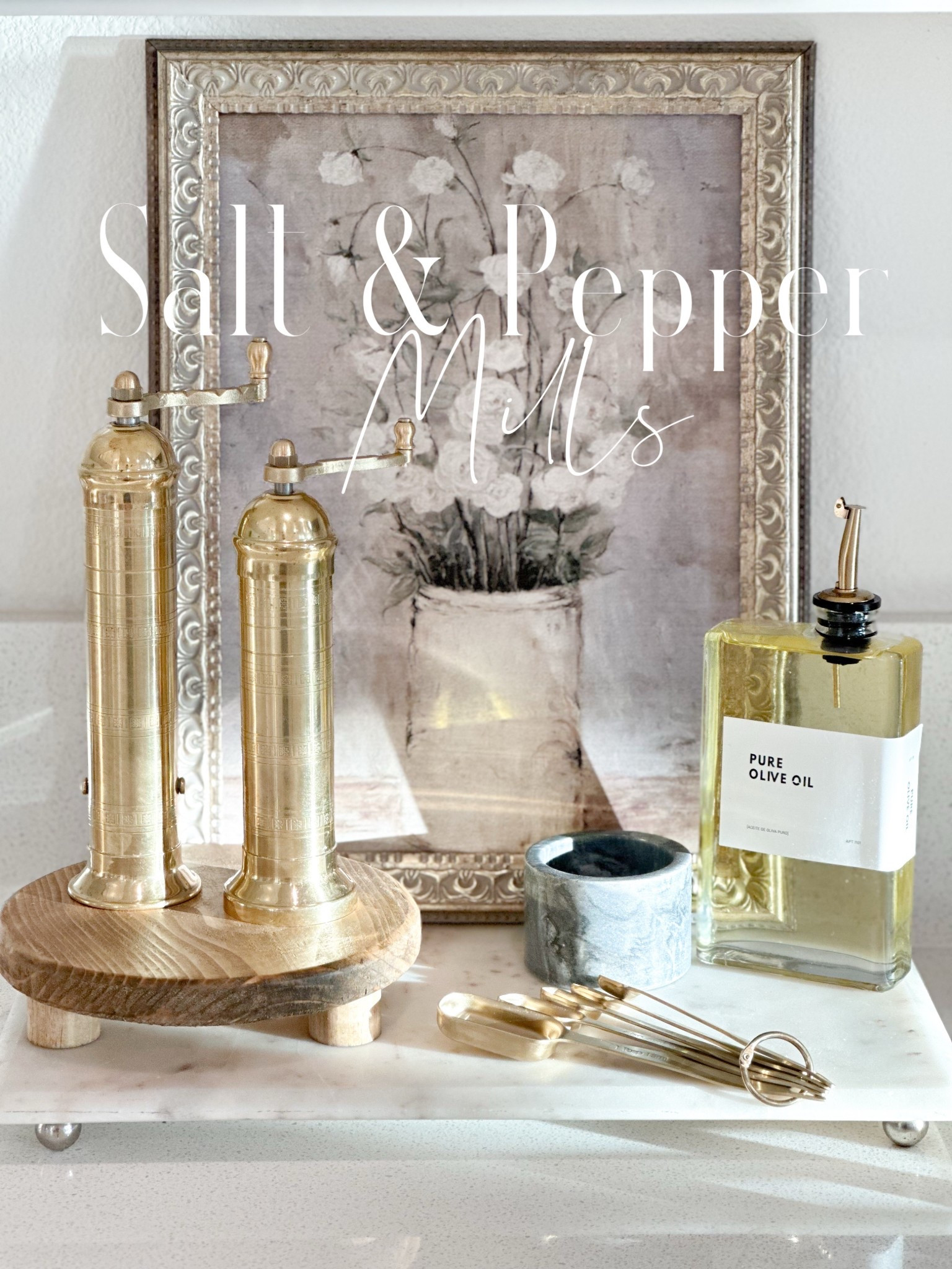 Brass Salt and Pepper mills!

#LTKHome #LTKFamily