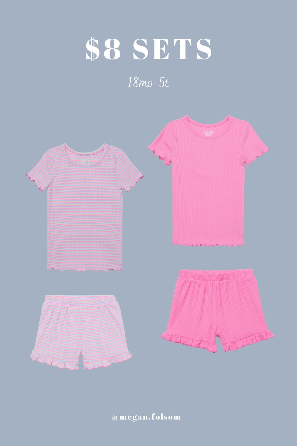 More matching sets make for easy toddler girl outfits this summer! Cute vacation outfits, play date outfits, and even activities that you don’t mind getting a little messy, because they are so inexpensive! 

#LTKBaby #LTKKids #LTKSeasonal