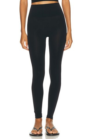 Wolford Thermal Legging in Black - Black. Size L (also in S). | FWRD 