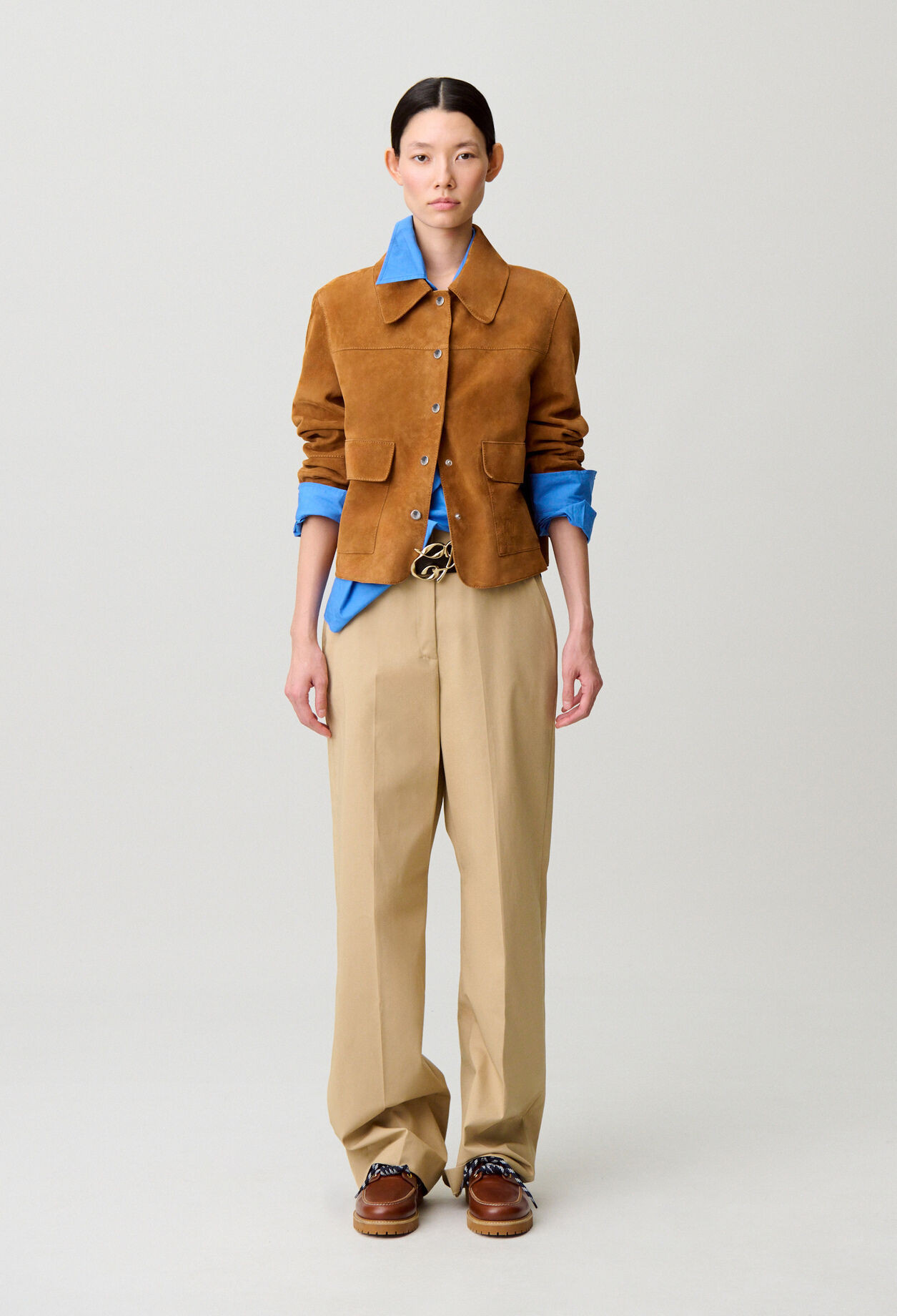 Suede leather jacket | Claudie UK | Claudie Pierlot (FR, DE, ES, UK)