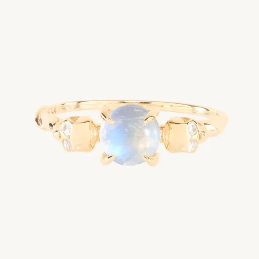 Love You Forever Skull Ring, Yellow Gold | Catbird