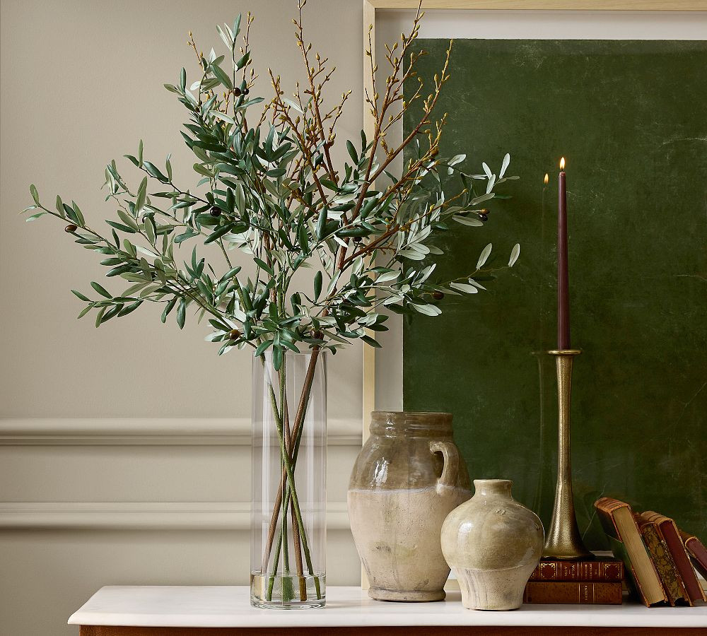 Faux Composed Olive Budding Bundle | Pottery Barn (US)