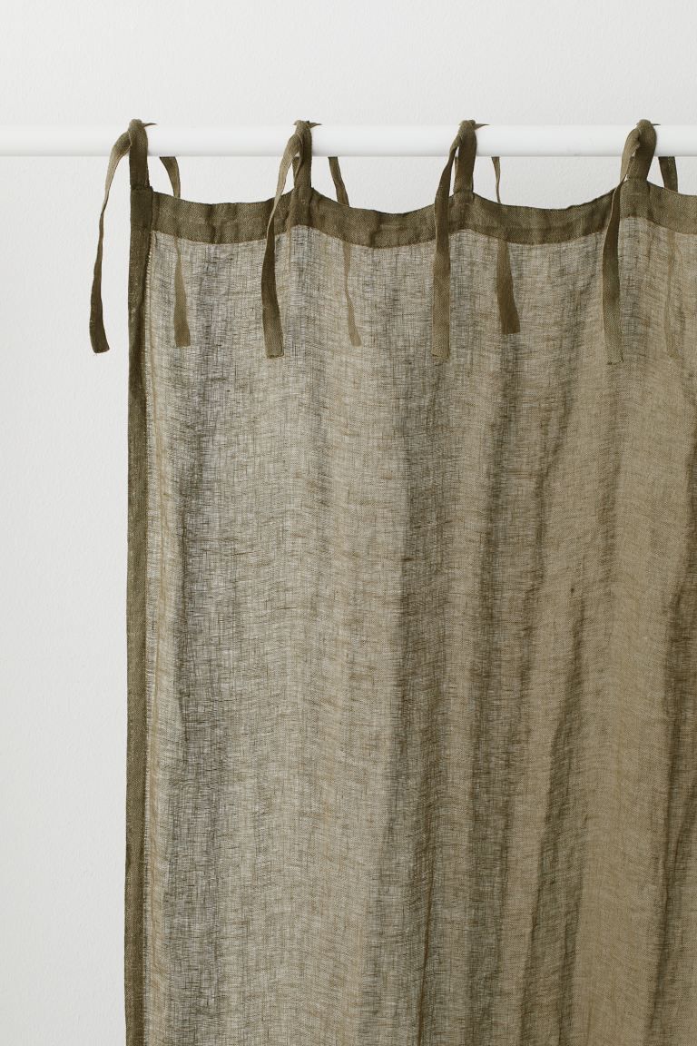 2-pack Linen Curtain Panels | H&M (US)