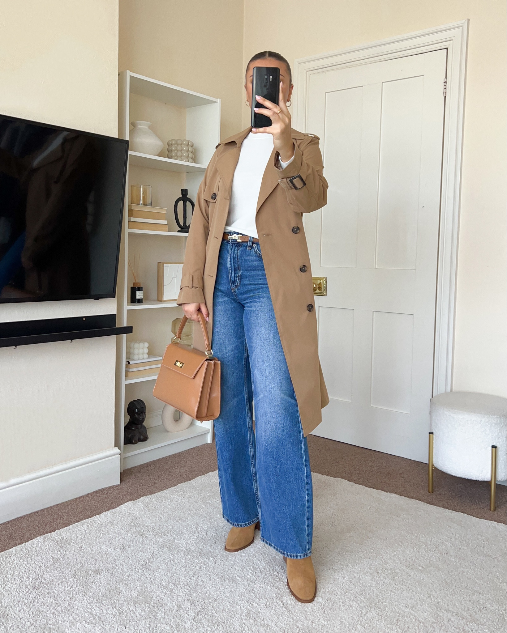 Casual & chic everyday autumn outfit.
Knit top is from M&S, I’m wearing size S.
Trench coat is from New Look, I’m wearing size UK8.
Jeans are from River Island, wearing size UK10 regular.
Boots are from Mango.
Bag is from M&S.
Belt is from Reiss.

#LTKeurope #LTKfindsunder100 #LTKstyletip