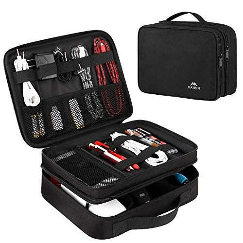 MATEIN Electronics Travel Organizer, Water Resistant Electronic Accessories Case with Handle, Portab | Amazon (US)