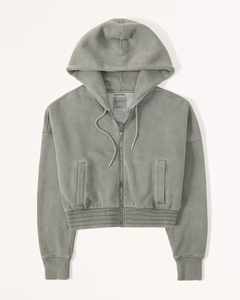 Essential Mini Sunday Hooded Full-Zip | Abercrombie & Fitch (US)