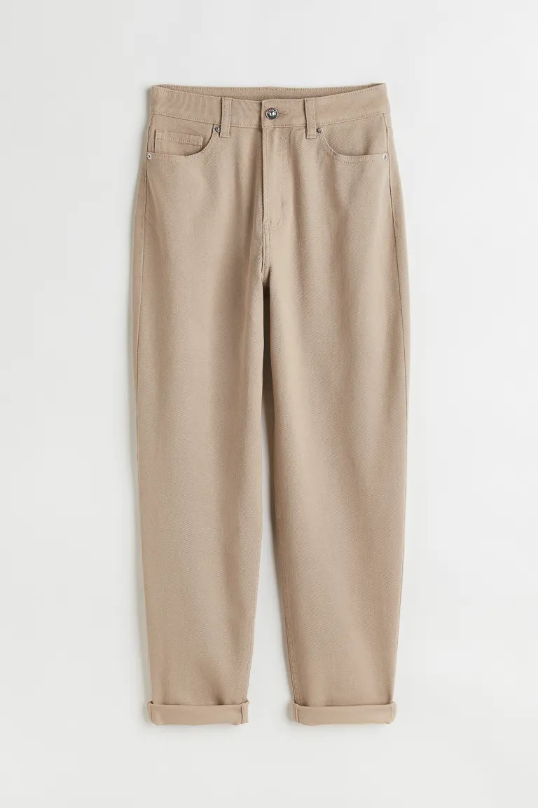 Mom Loose Fit Twill Pants | H&M (US + CA)