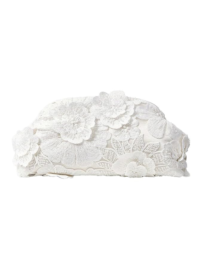 MakeMeChic Women's 3D Flower Evening Bag Lace Appliques Clutch Purse Underarm Handbags | Amazon (US)