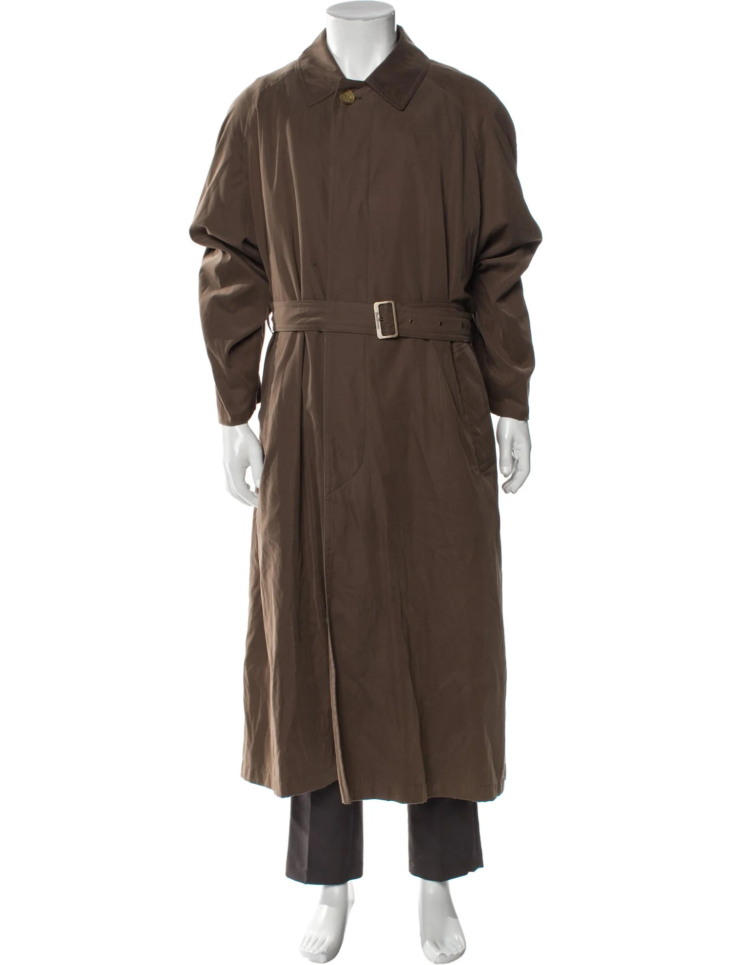 Nova Check Pattern Trench Coat | The RealReal