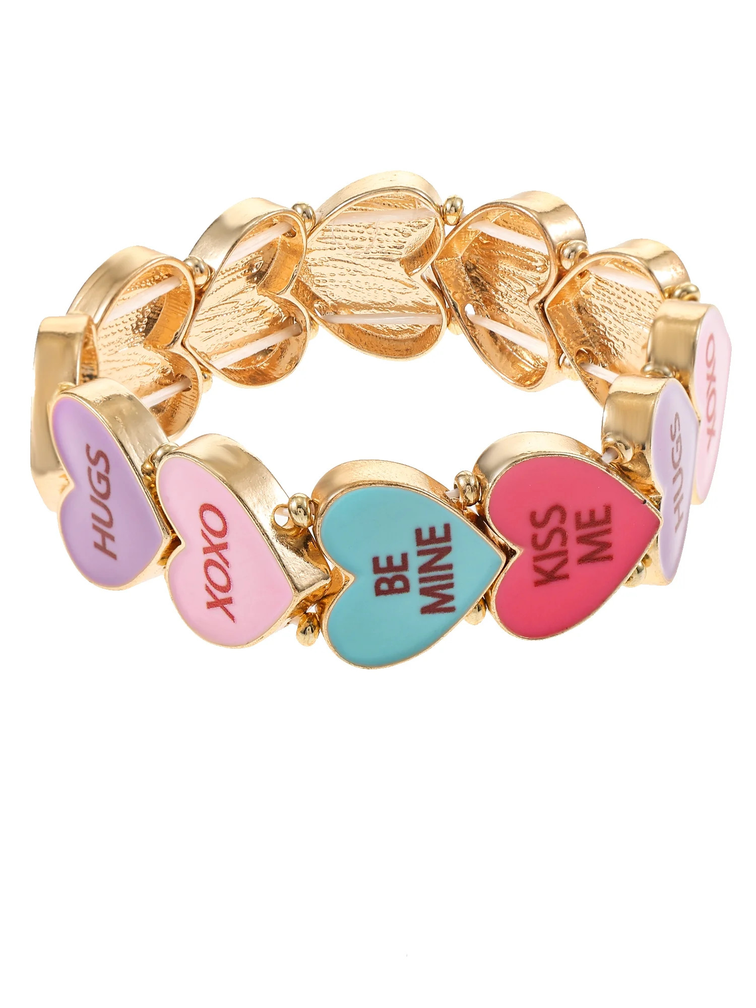 Way to Celebrate Valentine's Day Candy Hearts Bracelets, 3 piece | Walmart (US)