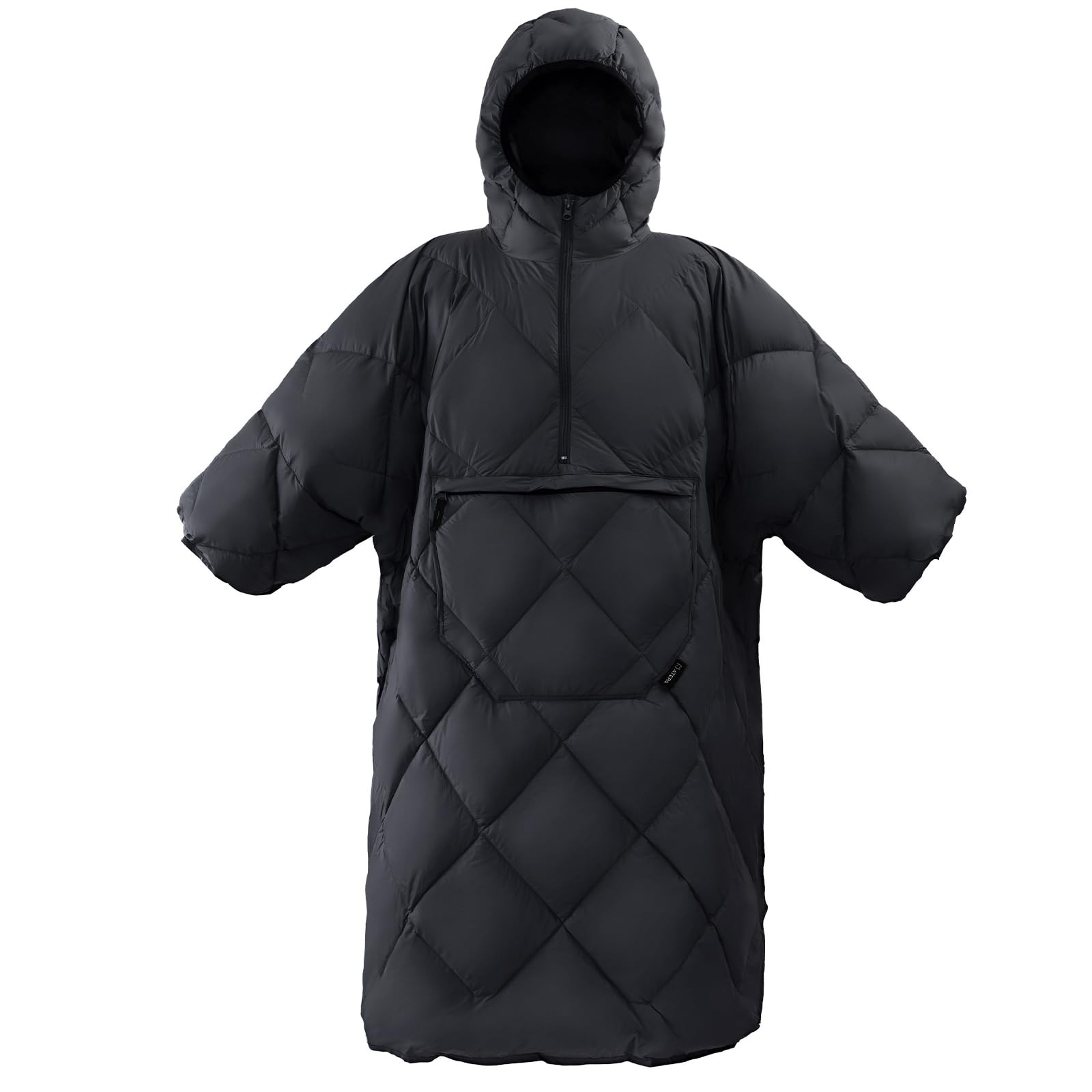 ATEPA Wearable Sleeping Bag, Recycled Water-Resistant Camping Blanket Poncho, Ultralight Packable... | Amazon (US)