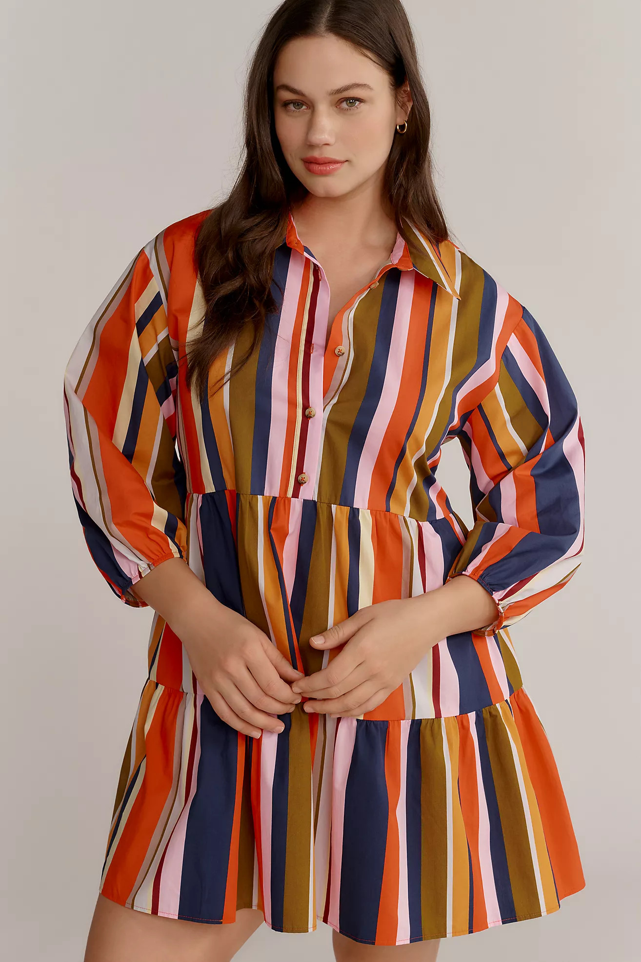 The Bettina Shirt Dress by Maeve: Mini Edition | Anthropologie (US)