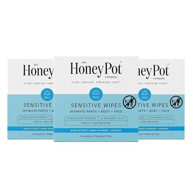 The Honey Pot Company - Feminine Wipes - Indivdually Wrapped - Daily PH Balancing, Fragrance & Su... | Amazon (US)