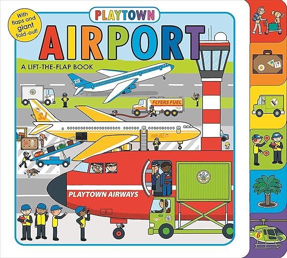 Playtown: Airport (revised edition): A Lift-the-Flap book     Board book – Lift the flap, June ... | Amazon (US)