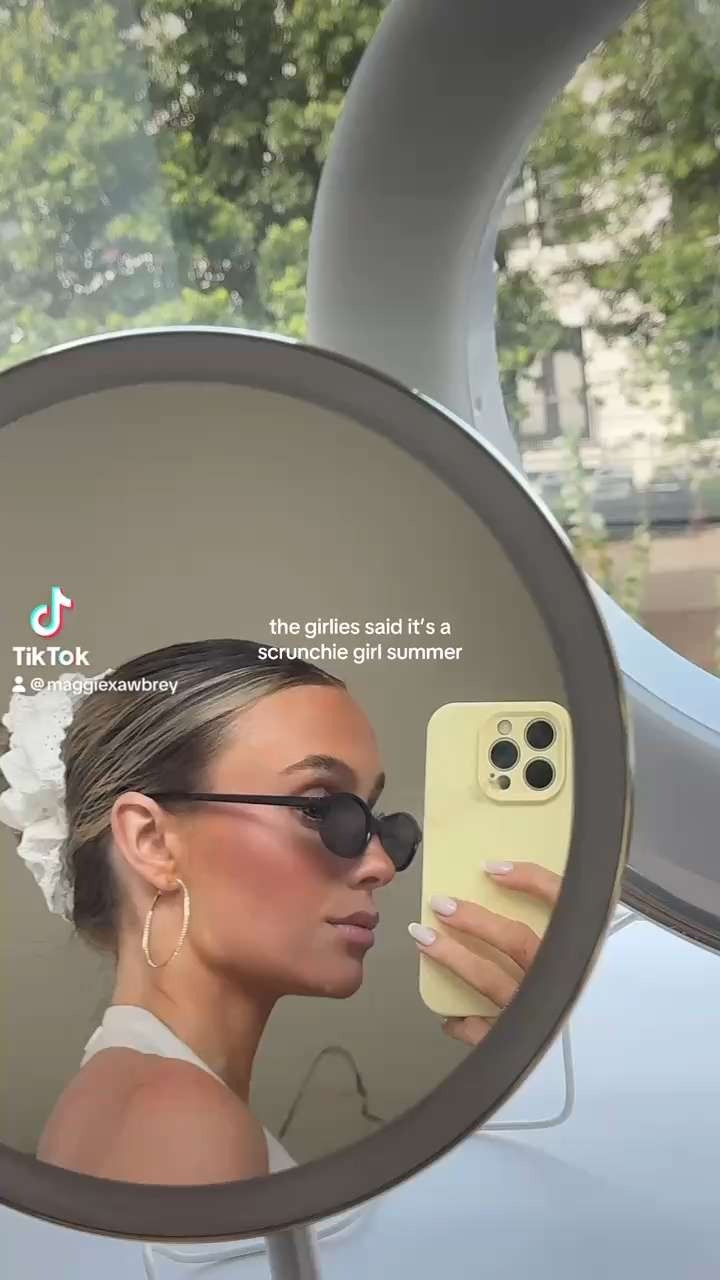 vibinggg with this new scrunchie and hair routine for summer! 

#hairroutine #hairtips #summerhair 

 #LTKStyleTip #LTKBeauty