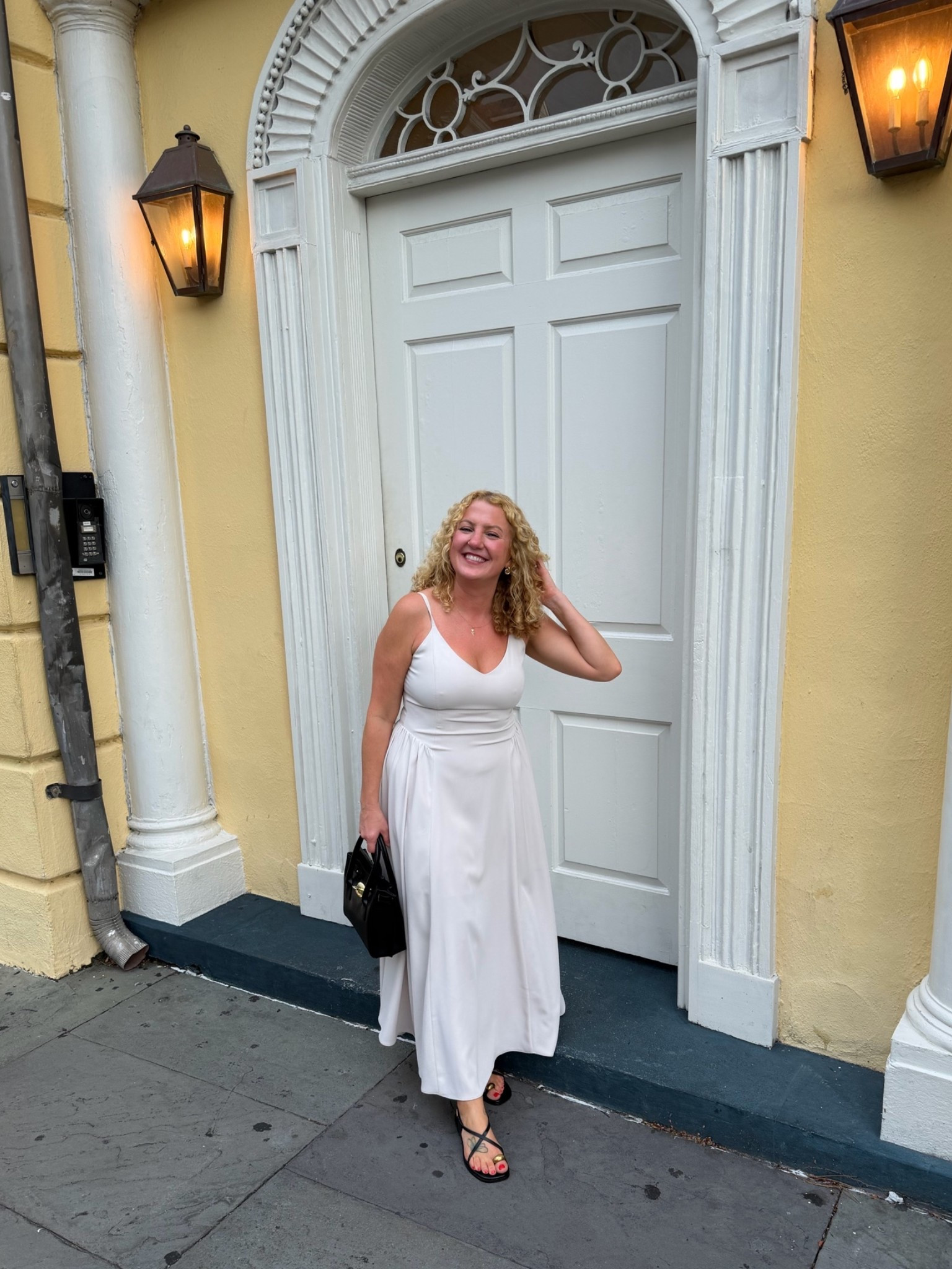 This dress was such an easy date night look 🤍 Flowy, flattering, comfortable, and still feels dressed up. I love it with simple black heels and a structured bag. One of those outfits that looks way more effortless than it actually is.

SEO search words: white maxi dress, white date night dress, elegant summer dress, vacation dinner outfit, Charleston outfit, women’s maxi dress, flattering white dress, summer date night outfit, resort wear dress, dinner outfit ideas, neutral outfit inspiration

#DateNightOutfit #WhiteDress #MaxiDress #SummerStyle #CharlestonStyle #VacationOutfit #LTKStyle #Over40Style #DinnerOutfit #NeutralStyle

#LTKootd #LTKOver40 #LTKSaleAlert