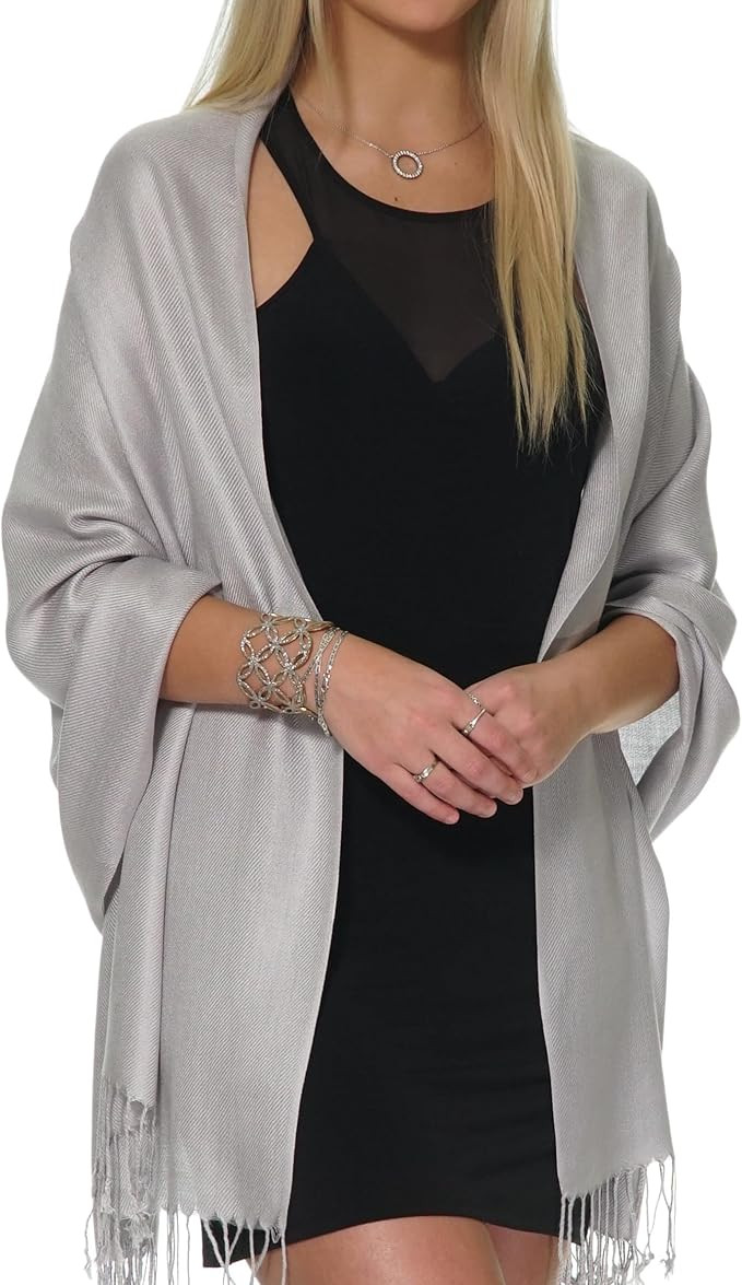 Pashmina Shawls and Wraps for Evening Dresses, Large Soft Pashminas Wedding Shawl | Amazon (US)