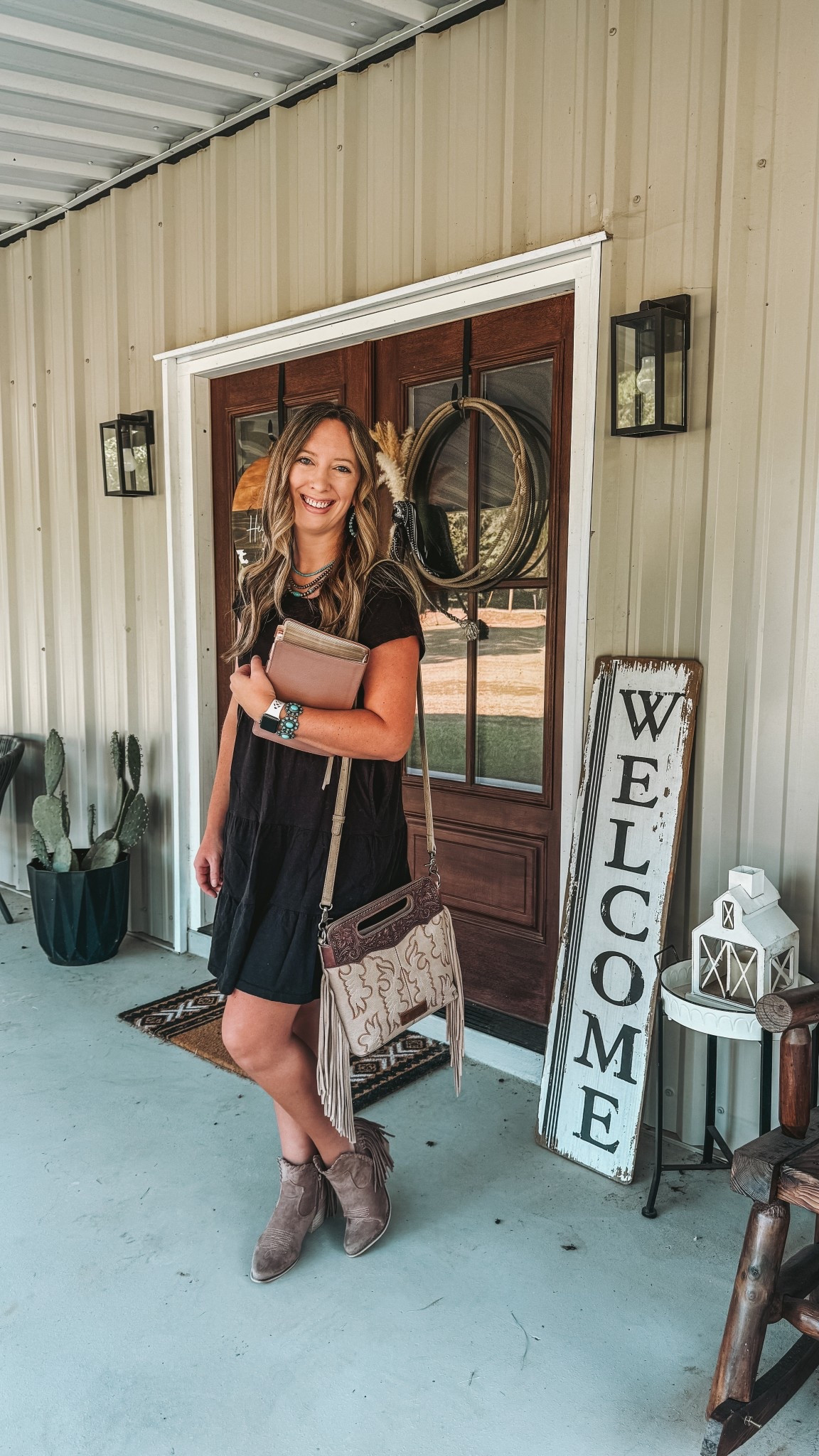 Church OOTD! Simple, western, & cute! 🤍

#LTKStyleTip #LTKSaleAlert #LTKFindsUnder50