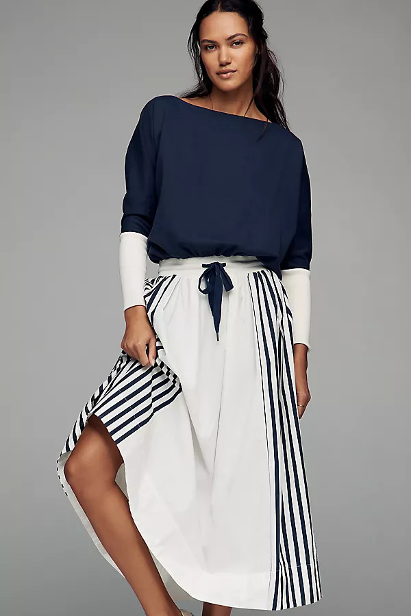 Twofer Long-Sleeve Maxi Dress | Anthropologie (US)