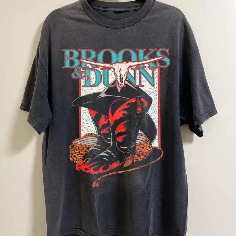 Brooks & Dunn  cowboy Town Tour Shirtvintage Country Music - Etsy | Etsy (US)