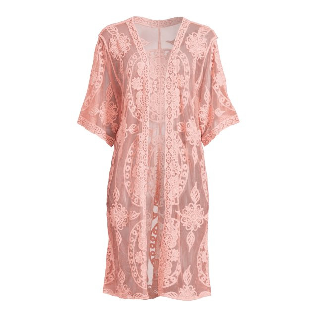 Time and Tru Women's Lace Layering Piece, S/M, Blush | Walmart (US)