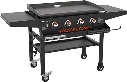 Blackstone 1984 Original 36 Inch Front Shelf, Side Shelf & Magnetic Strip Heavy Duty Flat Top Gri... | Amazon (US)