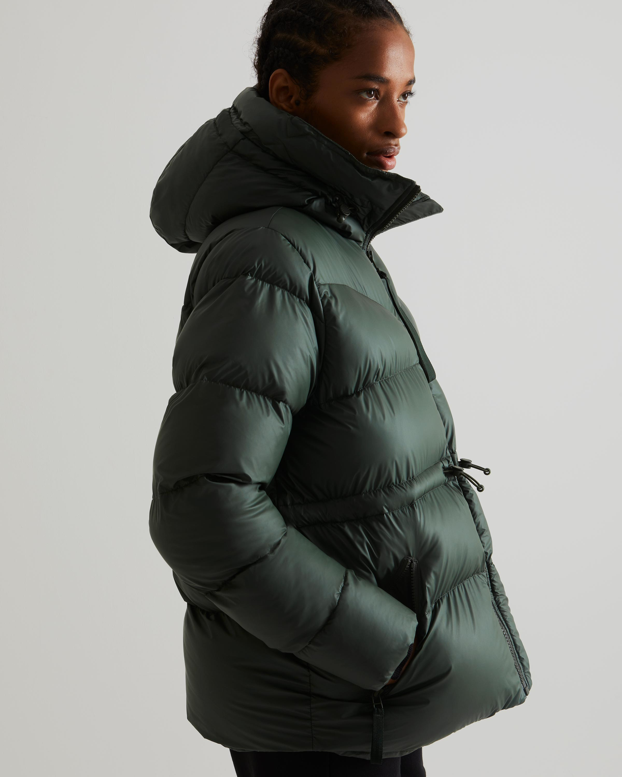 Women's Insulated Rubberized A-Line Puffer Jacket | Hunter (US and CA)