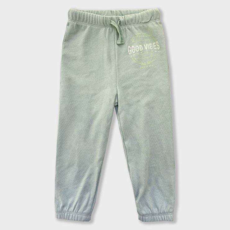 Grayson Mini Toddler Boys' French Terry Jogger Pants - Green | Target