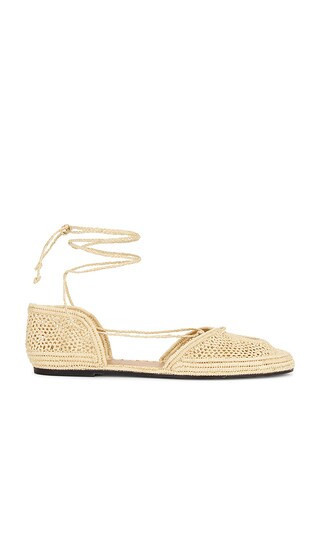 Odissi Lima Flat in Beige. - size 40 | Revolve Clothing (Global)