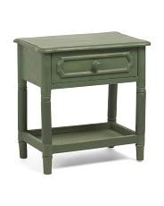 24x16x24 Wood 1 Drawer Side Table | TJ Maxx