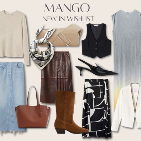 New in inspiration from Mangos newest collection featuring statement bags, denim maxis and silk scarves #denimskirt #maxiskirt #leatherbag #westernboots

#LTKSeasonal #LTKeurope #LTKstyletip