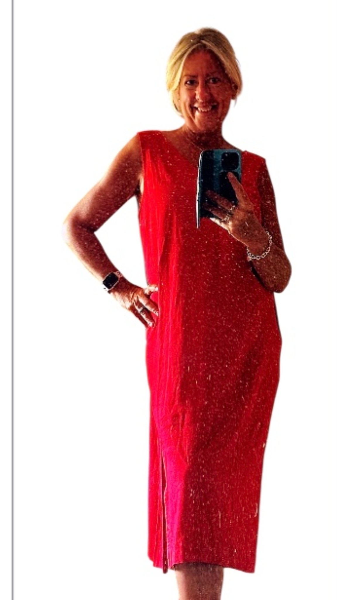 Again with my Linen Love ❤️ 

This all red linen dress has a “V” neck in the front and the back and a slight side slit on one side only .  It is long .  I’m 5’10”  and it falls very long on me .   It’s simple but can be dressed up with heels and a belt if you choose .   
The color is vibrant and warm .  The best part is it’s 50% off now as sadly the store is closing and prices may drop more over the coming weeks .  

Linen dress @fatface 

#vibrant
#linenlove
#maxidress
#sleeveless
#over60style
#fashionablesixties
#summertime
#hothothot
#wearanywhere


#LTKsummer #LTKover50style