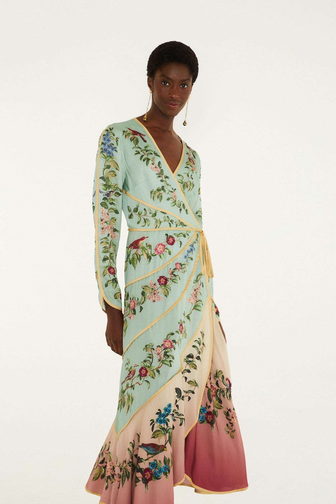 Birds Tree Maxi Long Sleeve Dress | FARM Rio | FarmRio (US)