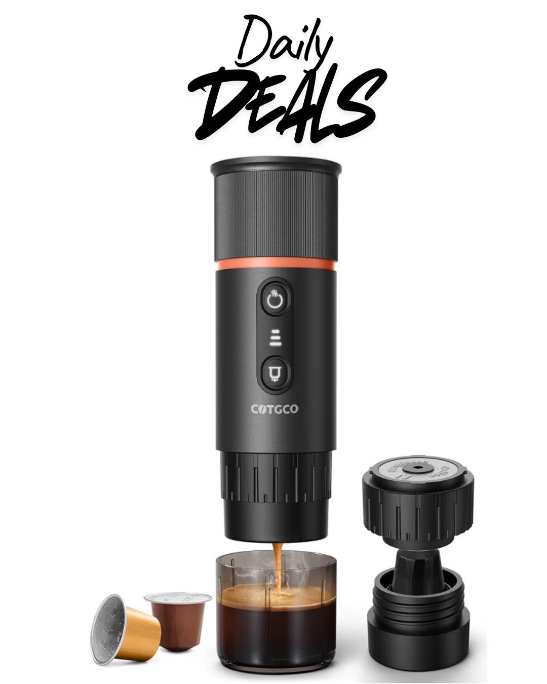 Your morning routine just got a major upgrade (and a major discount!) 🚨 This amazing COTGCO Portable Espresso Coffee Maker is on sale for a limited time with a special coupon code! It's the ultimate gift idea, especially if that gift is for yourself 😉. It's self-heating, 20-bar pressure, and USB-C rechargeable—perfect for your car, travel, or just a quick, high-quality espresso shot!

Tap to grab the coupon and shop this must-have gadget now! 

#LTKTravel #LTKGiftGuide #LTKHoliday