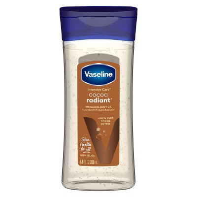 Vaseline Intensive Care Cocoa Radiant Body Gel Oil for Glowing Skin - Scented - 6.8 fl oz | Target