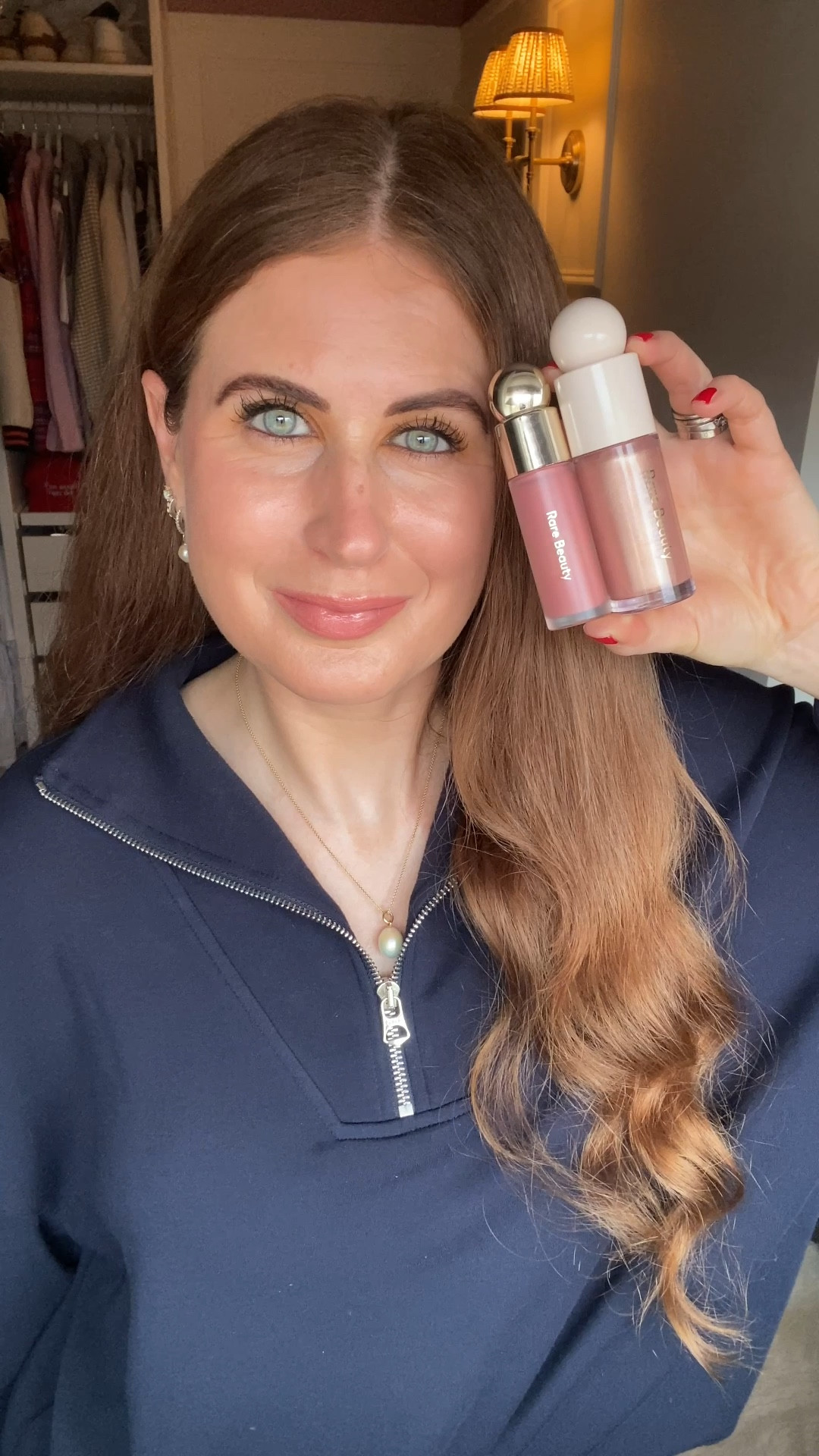 My blush dream team from Rare Beauty 💕 The perfect combo for a gorgeous glow. The Hope Liquid Blush is such a universally flattering shade and pairs beautifully with my favourite highlighter for that radiant, dewy finish! ✨ 

#LTKuk #LTKgiftguide #LTKbeauty