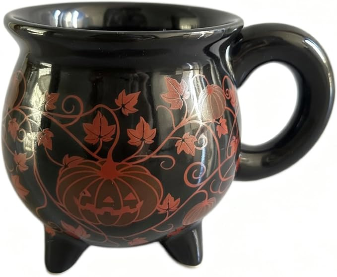 Ceramic Cauldron Mug - 12 oz Witches Brew Themed Coffee Cup, Microwave & Dishwasher Safe, Unique ... | Amazon (US)