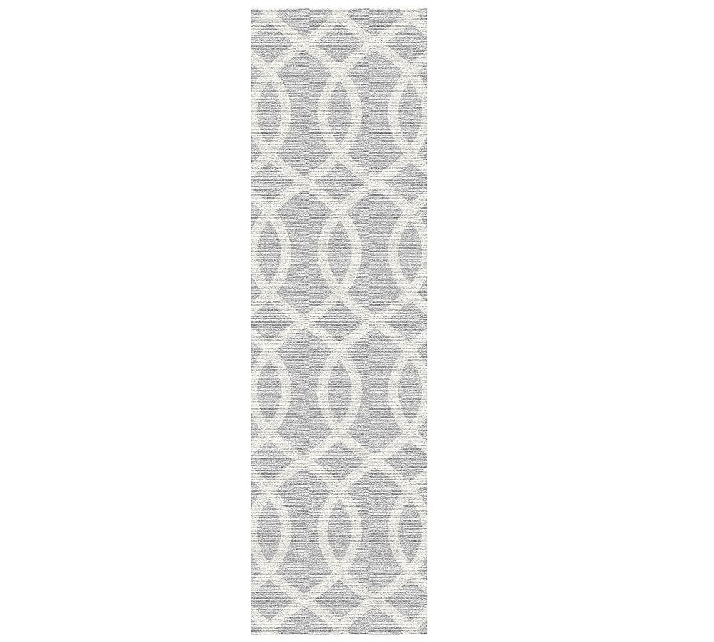 Marissa Custom Tufted Rug, Silver, 2.5 x 9' | Pottery Barn (US)